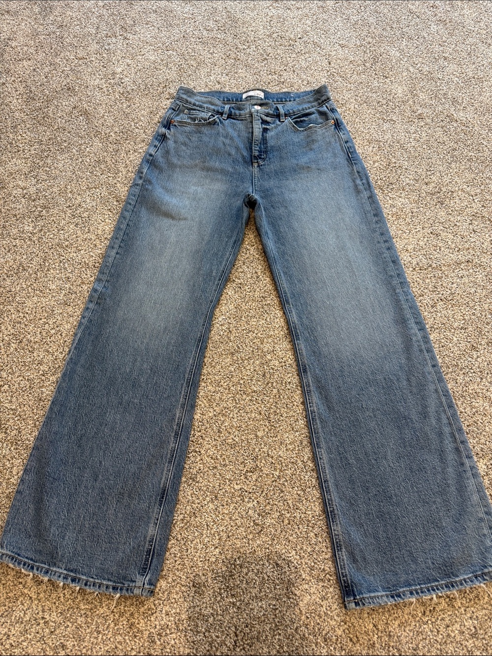 Loft wide leg denim